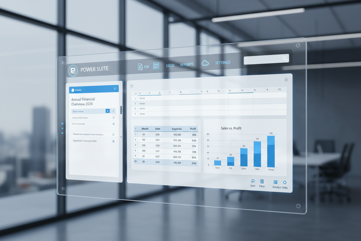 Digital Pannel all in one, PDF , EXCEL 